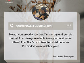 God's Powerful Champion!