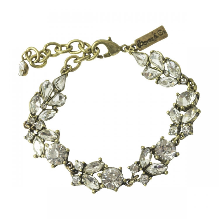 Antique crystal bracelet