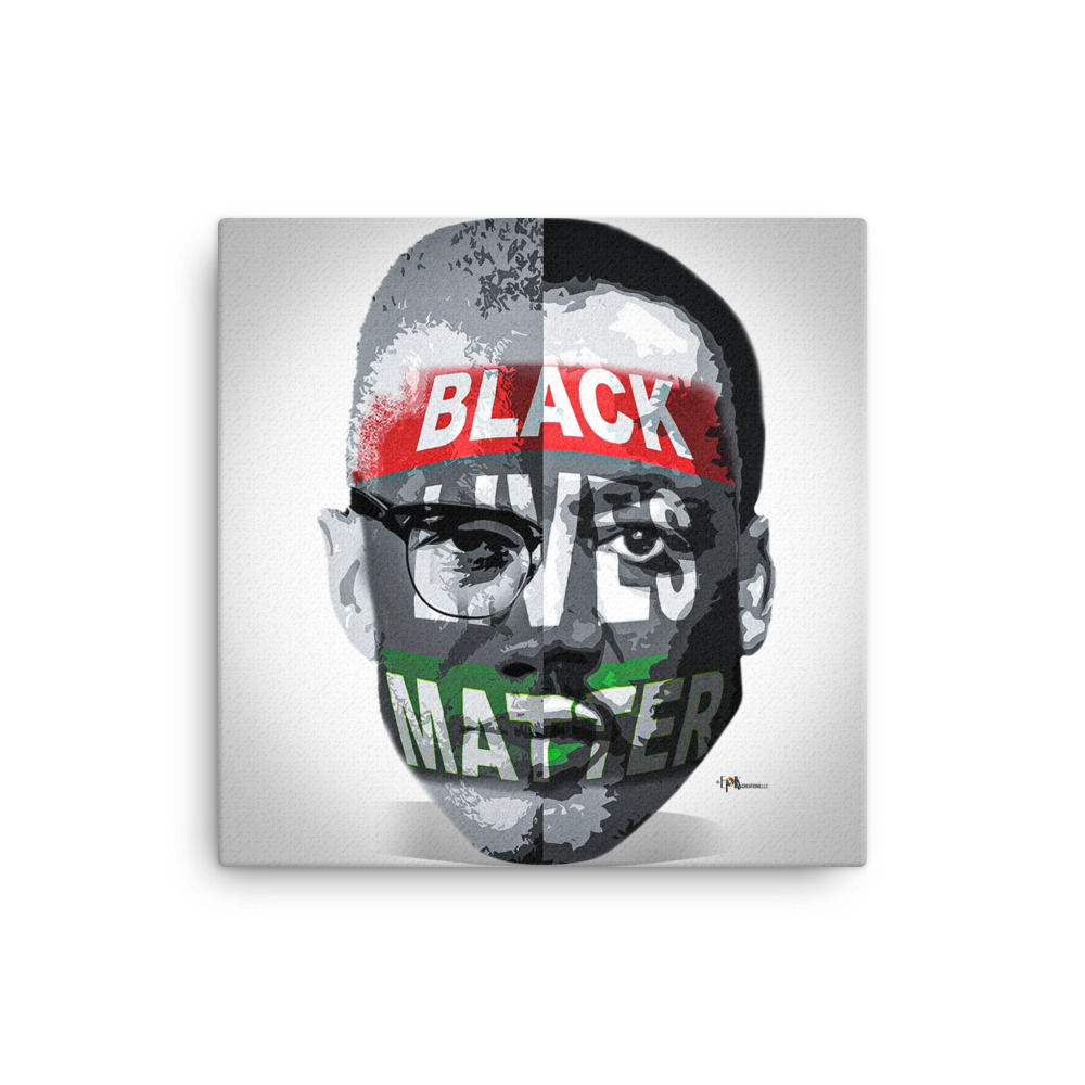Black Lives Matter Canvas 12 x 12 Print