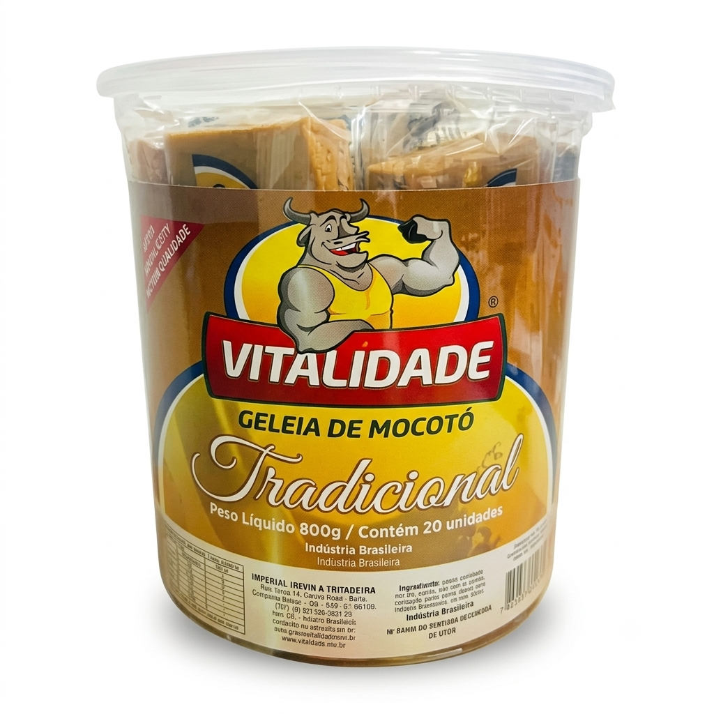 Vitalidade Geleia Mocotó Pote  800g