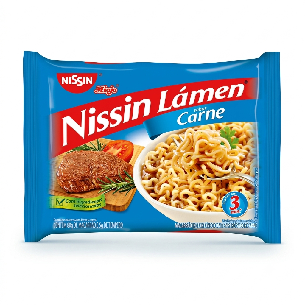 Miojo Lamen Carne - Unid.