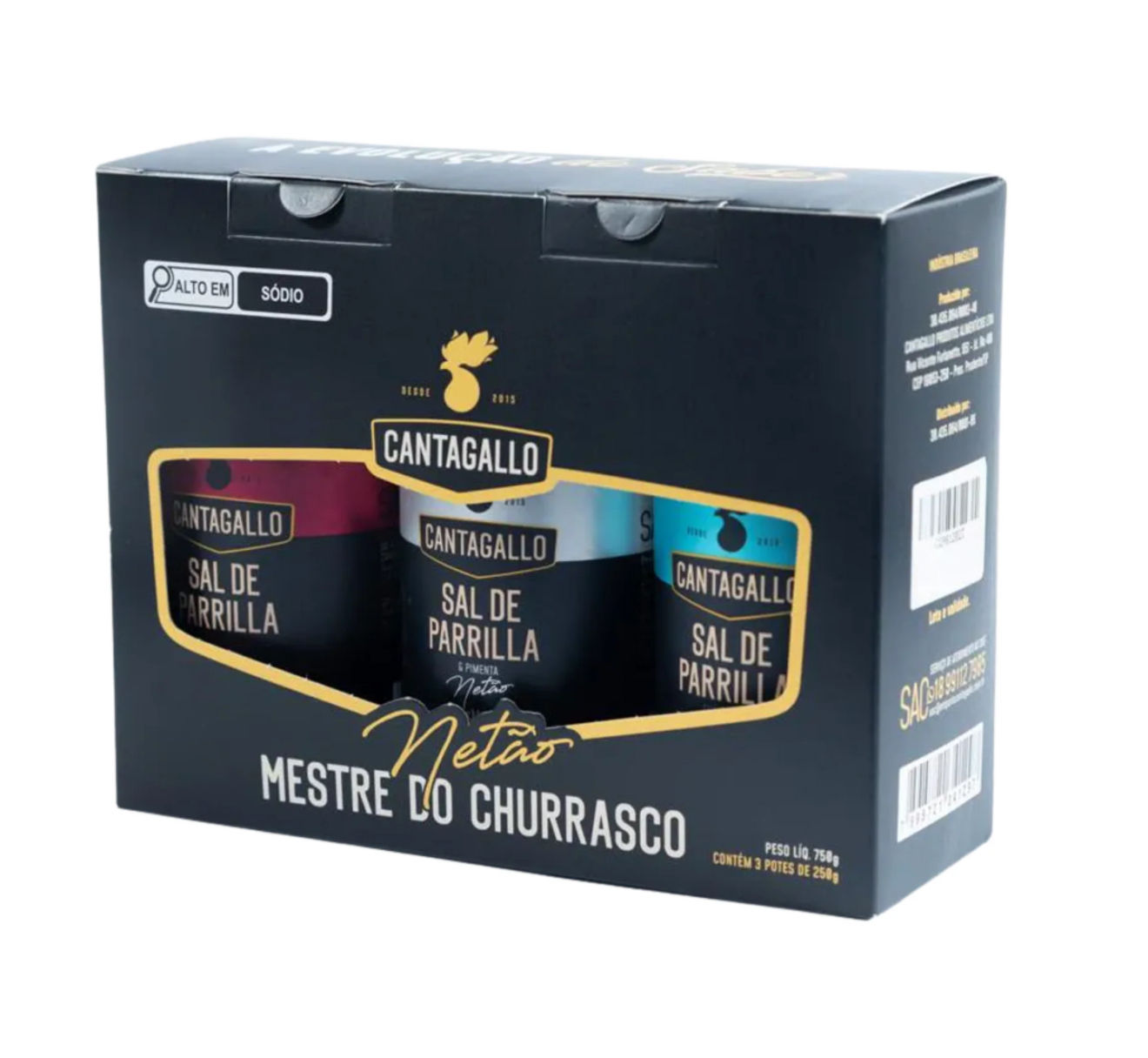 Kit CANTAGALLO Netão Mestre do Churrasco 