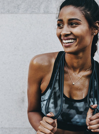 Fille sportive inspirante