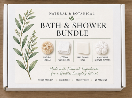 Thumbnail: Natural | Aromatherapy Bath & Shower Set | Natural Gift Set | Self Care