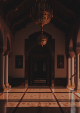 DreamShaper_v7_Front_view_of_an_elegant_corridor_of_a_medieval_0.png