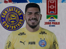 Bahia anuncia contratação do goleiro João Paulo para reforçar a defesa da equipe.