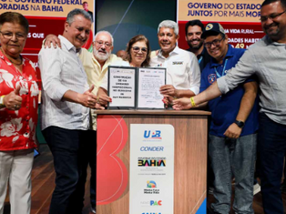 Jerônimo lança etapa estadual do Minha Casa Minha Vida em Feira; 3.401 novas casas em 57 municípios da Bahia.