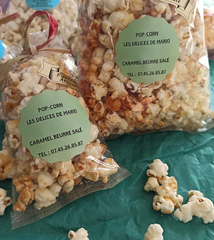 Pop corn caramel beurre salé