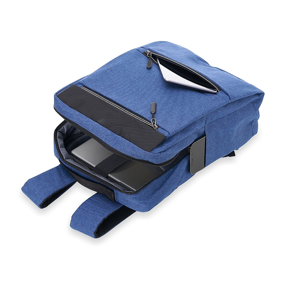 Miniatura: Mochila de Nylon USB 21L personalizada , Mochila  personalizada , Mochilas Porta-Notebook Personalizadas