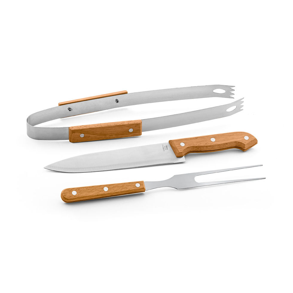 Miniatura: Kit churrasco personalizado, Kit churrasco personalizado para empresas.