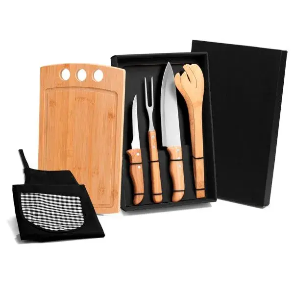 Miniatura: Kit churrasco personalizado, Kit churrasco personalizado para empresas.