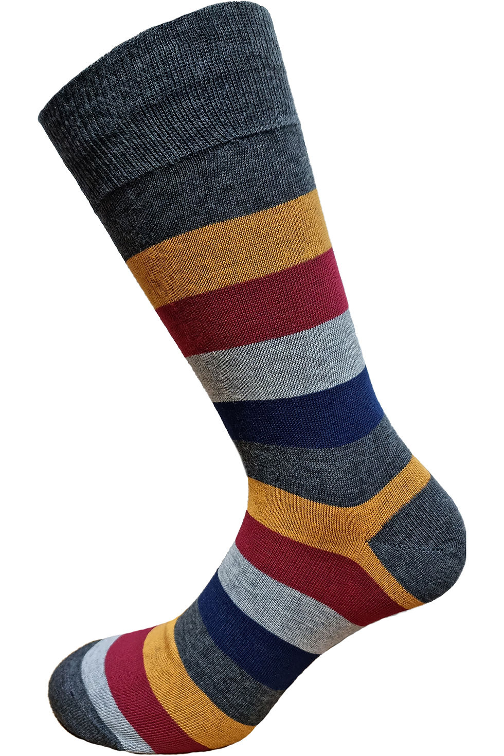 Thumbnail: 8009 WARM COTTON HALF LEG SOCKS WITH FANTASY