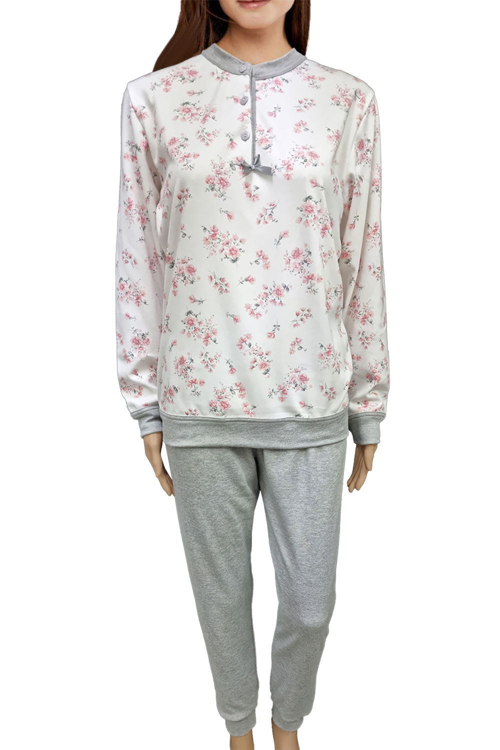 211002 Pigiama Lara Grigio