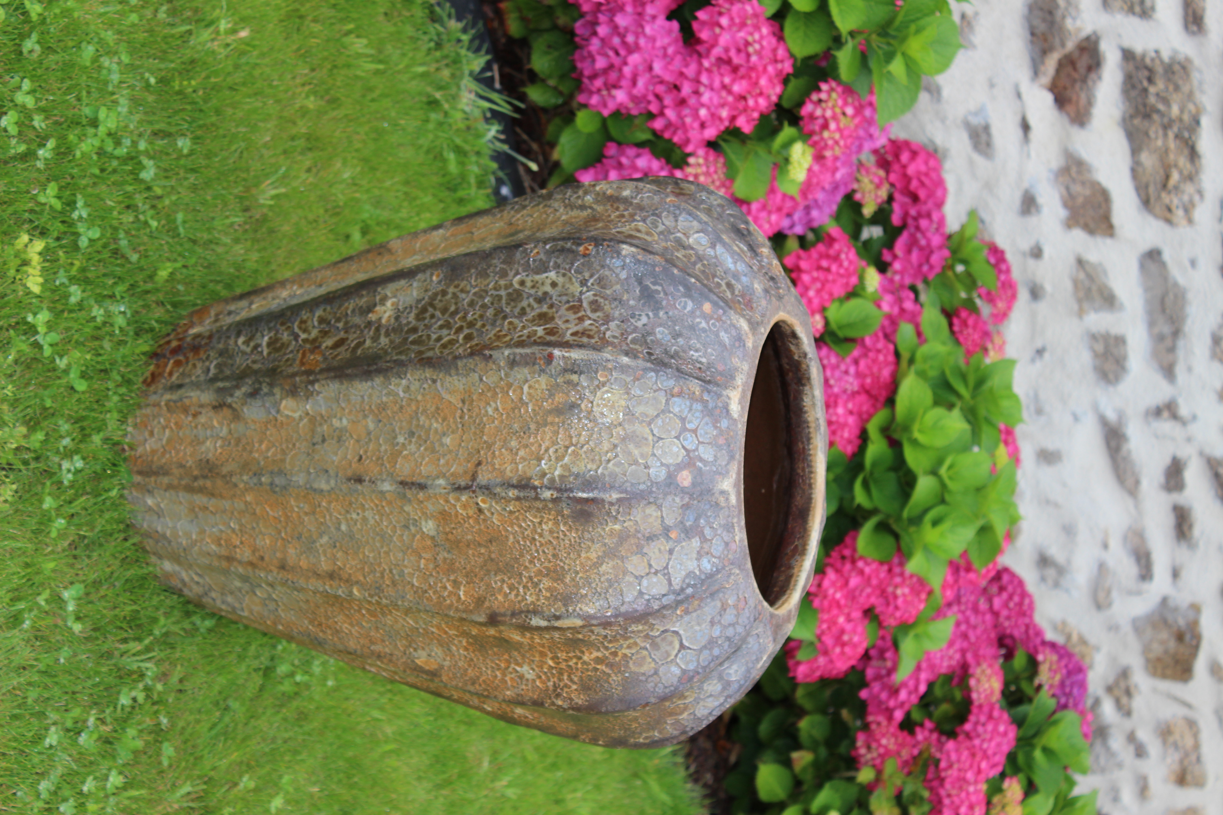 poterie grès émaillée à l'ancienne, jarres d'exception