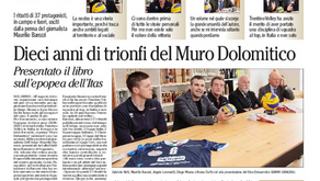 Libro 'Muro Dolomitico' sull'Adige (12/4/2019)