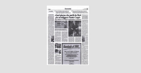 Vasco Modena, il Carneade che batté il grande Coppi (19/12/1999)