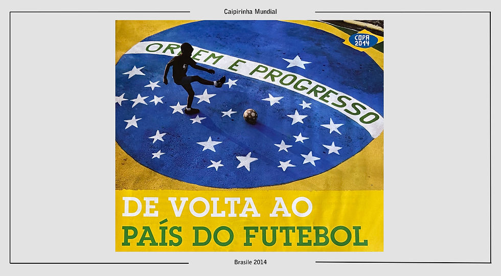 Bar brasiliano coi tifosi a tifare in maglia gialla