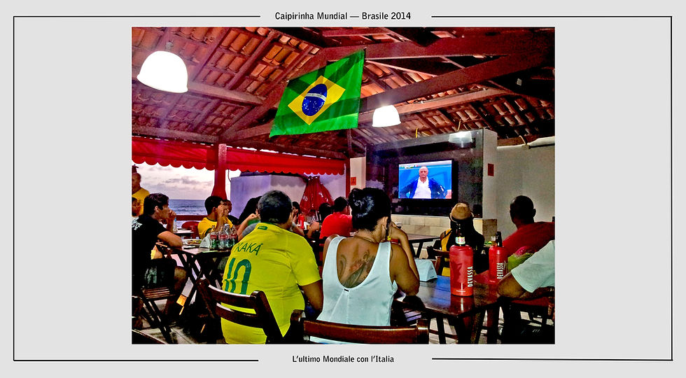 Mondiali 2014 - Nei bar brasiliani si guarda la Seleção di Scolari