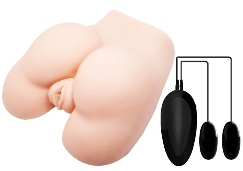 fessier vibrant 2 entrées (vagin et anus) crazy bull replica
