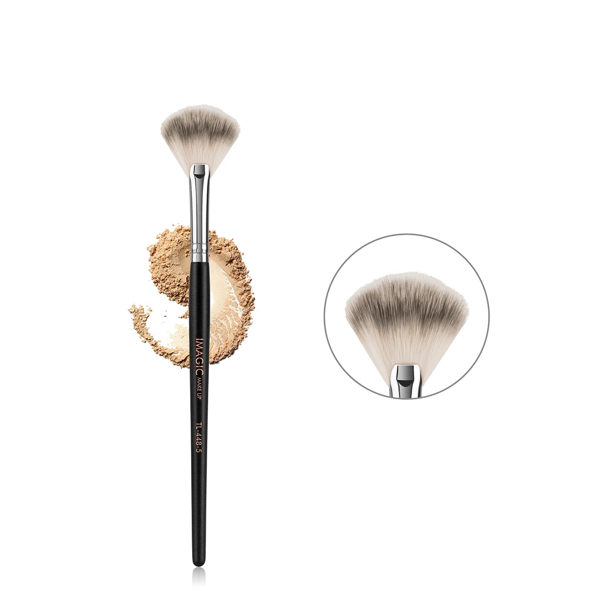 Pincel de Maquiagem Profissional IMAGIC – Multifuncional e Macio