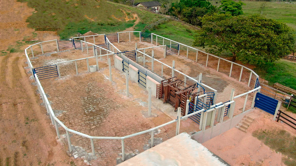 Curral pré-moldado convencional C41 - Currais Itabira