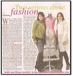 The Triubune Chandigarh covers Walnut