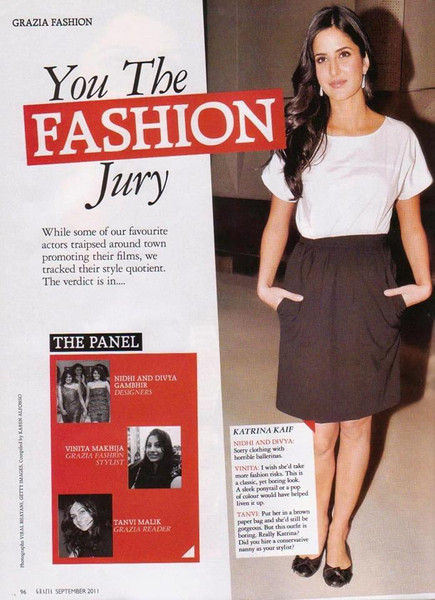 You The Fashion Jury with Grazia