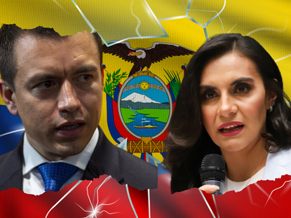 "Es clara la persecución política": vicepresidenta de Ecuador acusa a Noboa de autoritario