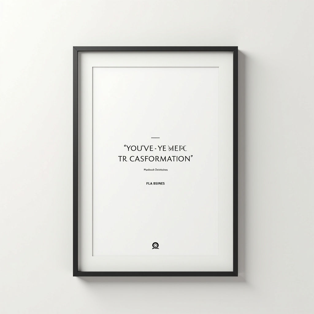 Poster Inspiracional Moderno
