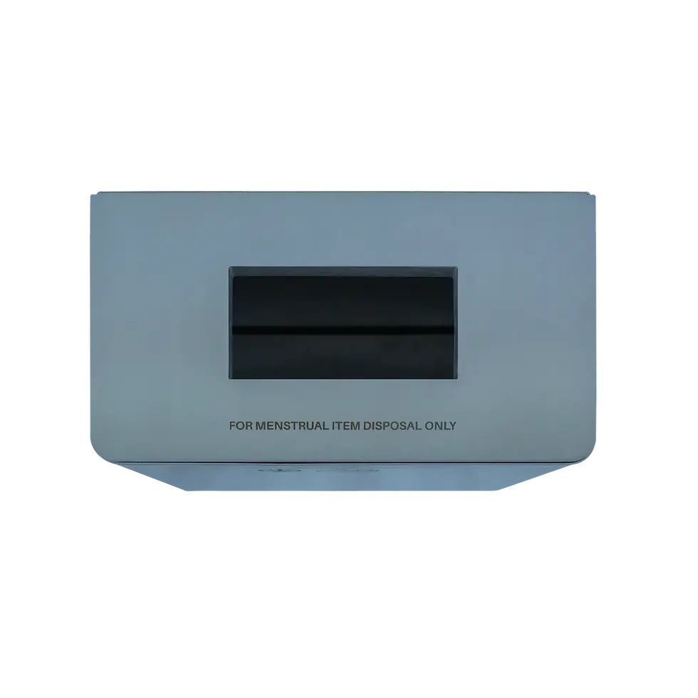 Thumbnail: MaskIT Menstrual Disposal Bin - Top View, Bottom Closed