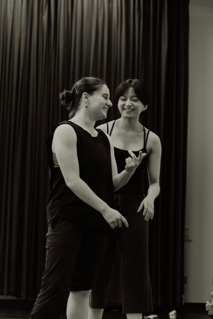 In rehearsal for "Parita" by Justin Peck