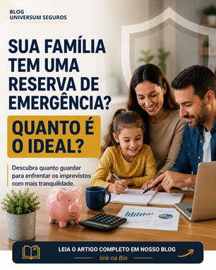 Família organizando o orçamento doméstico para construir uma reserva de emergência e fortalecer a proteção financeira diante dos imprevistos.