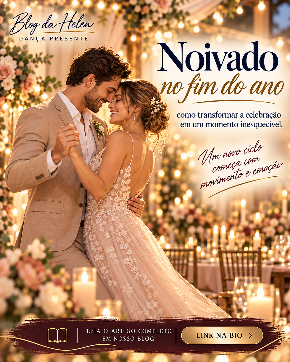 Casal dançando durante celebração de noivado em ambiente romântico