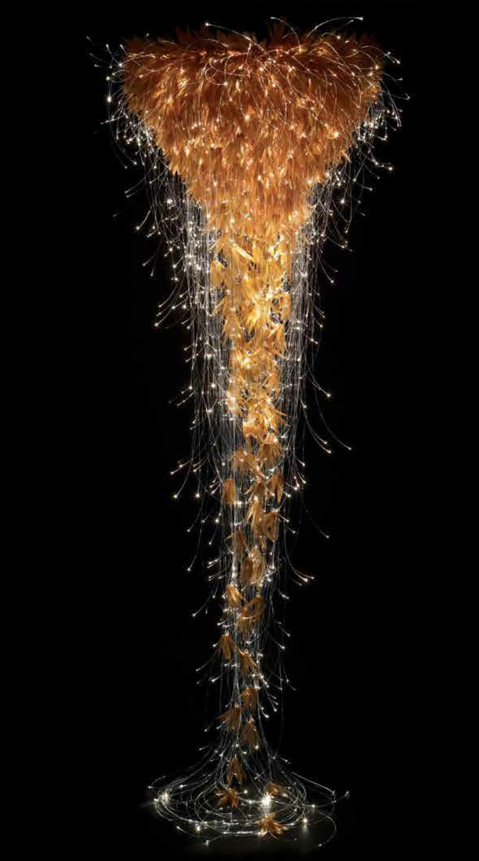 Fibre-Optic LED Murano chandelier