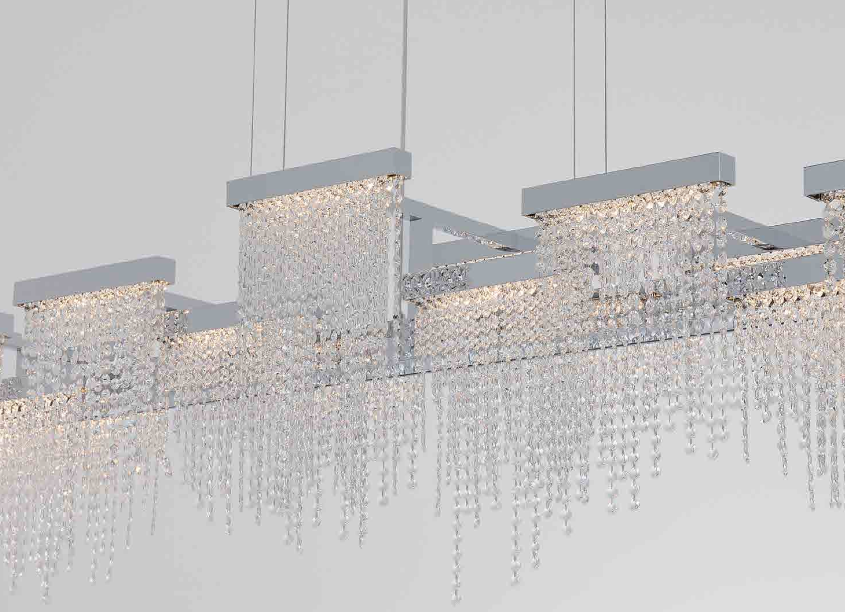 Contemporary statement chandelier