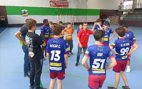 Últim partit de lliga de l'Infantil B, a Santa Mª de Palautordera