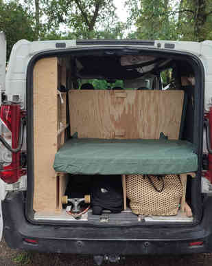 van aménagé avec la déco de Paula