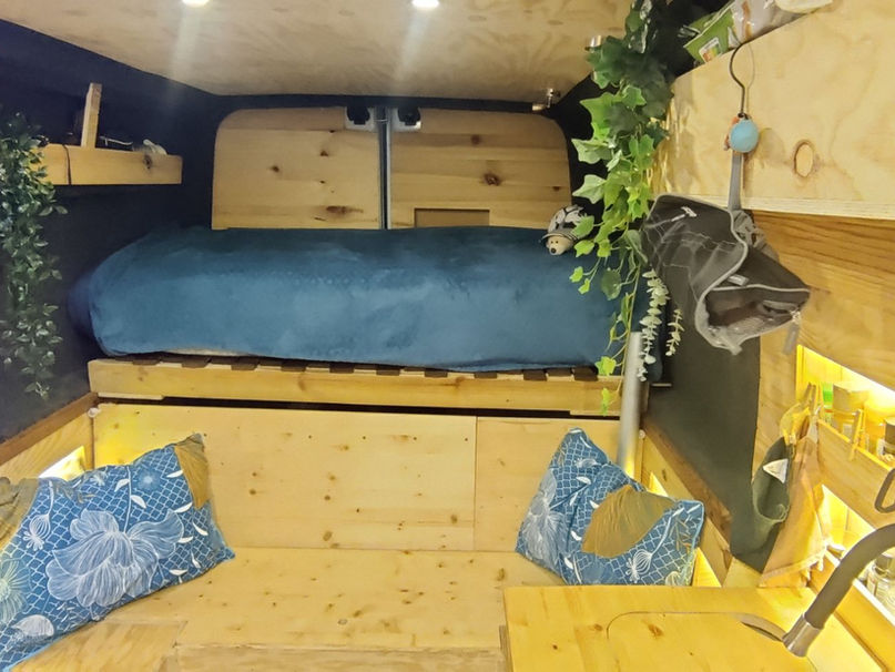 Plante et décoration avec éclairage de Tika aménagé par Tikavan