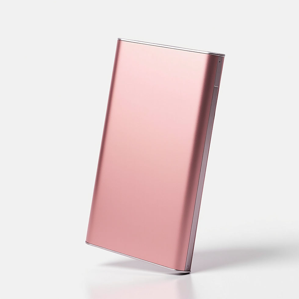 Metallic Pink Power Bank