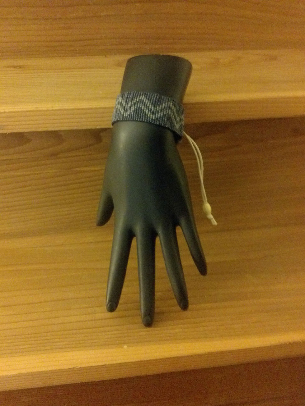 Thumbnail: Beaded River Design Bracelet