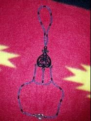 Thumbnail: Iridescent Purple & Black Slave Bracelet