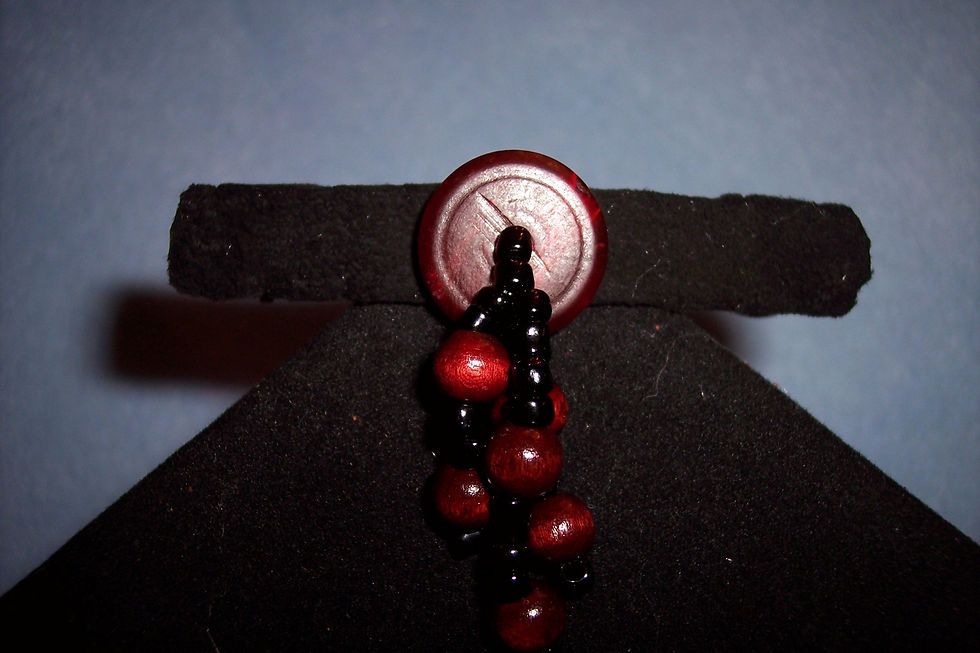Thumbnail: Red & Black Barrette