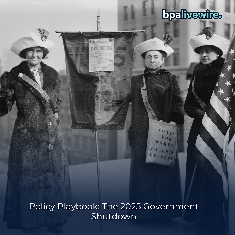 Celebrating the 19th Amendment: Women’s Suffrage and the Continuing American Journey Toward Freedom