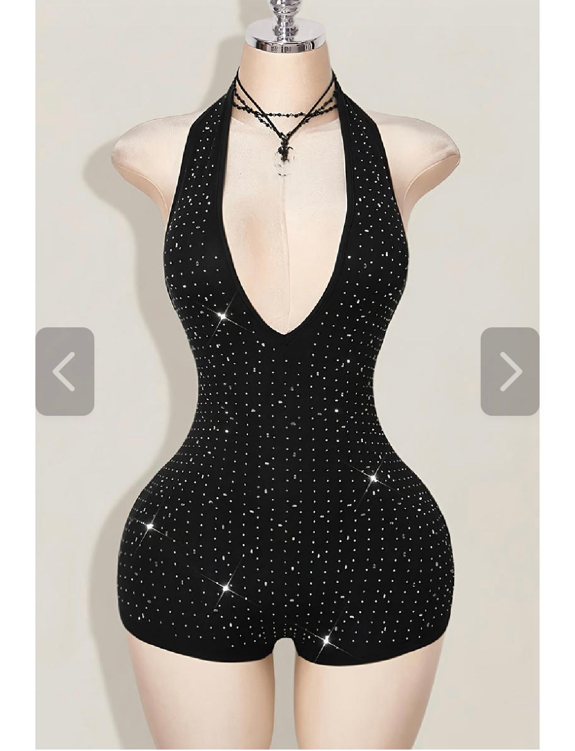 Diamond Studded Romper