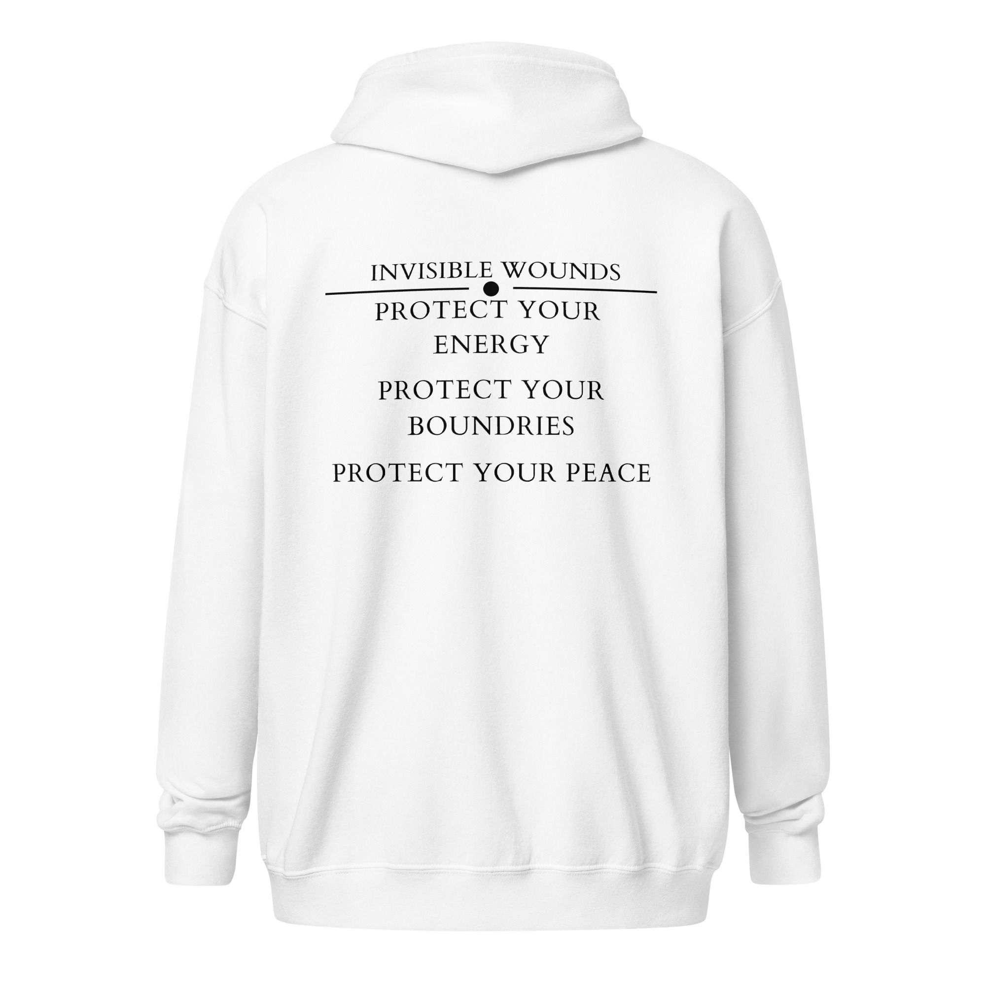 Invisible Wounds - Protect... Zip Hoodie