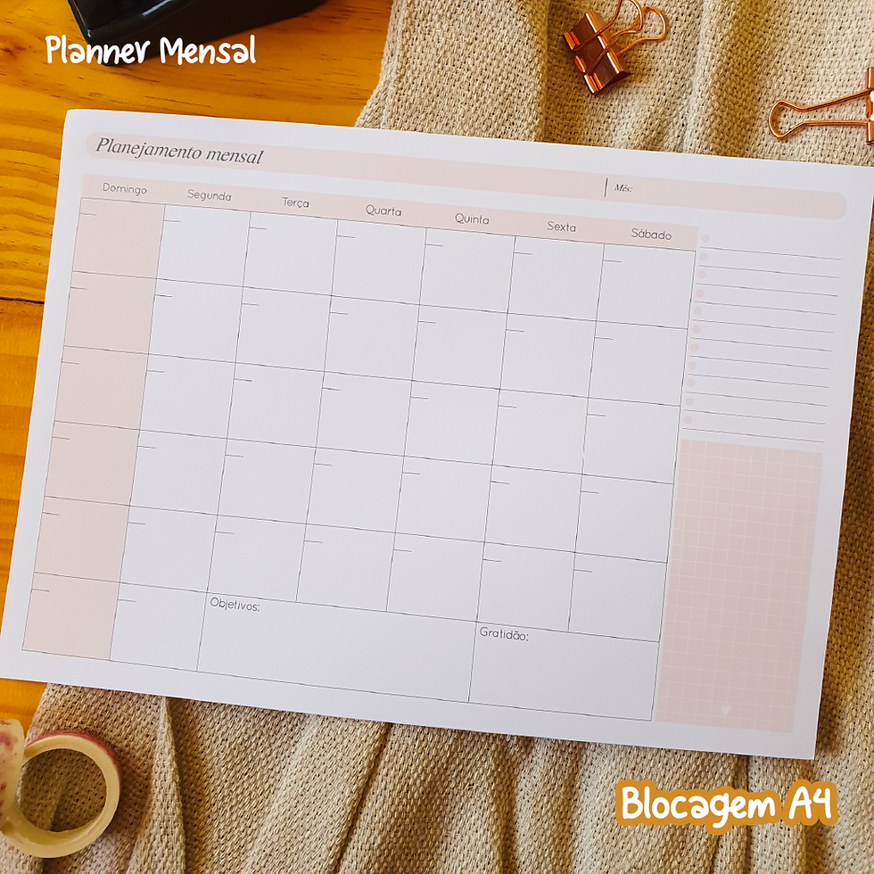 Miniatura: Combo Planners Blocagem | Lovely