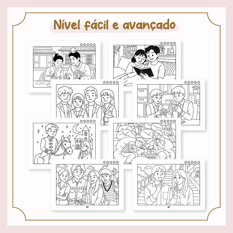Miniatura: Livro de Colorir | Color Mood K-Dramas