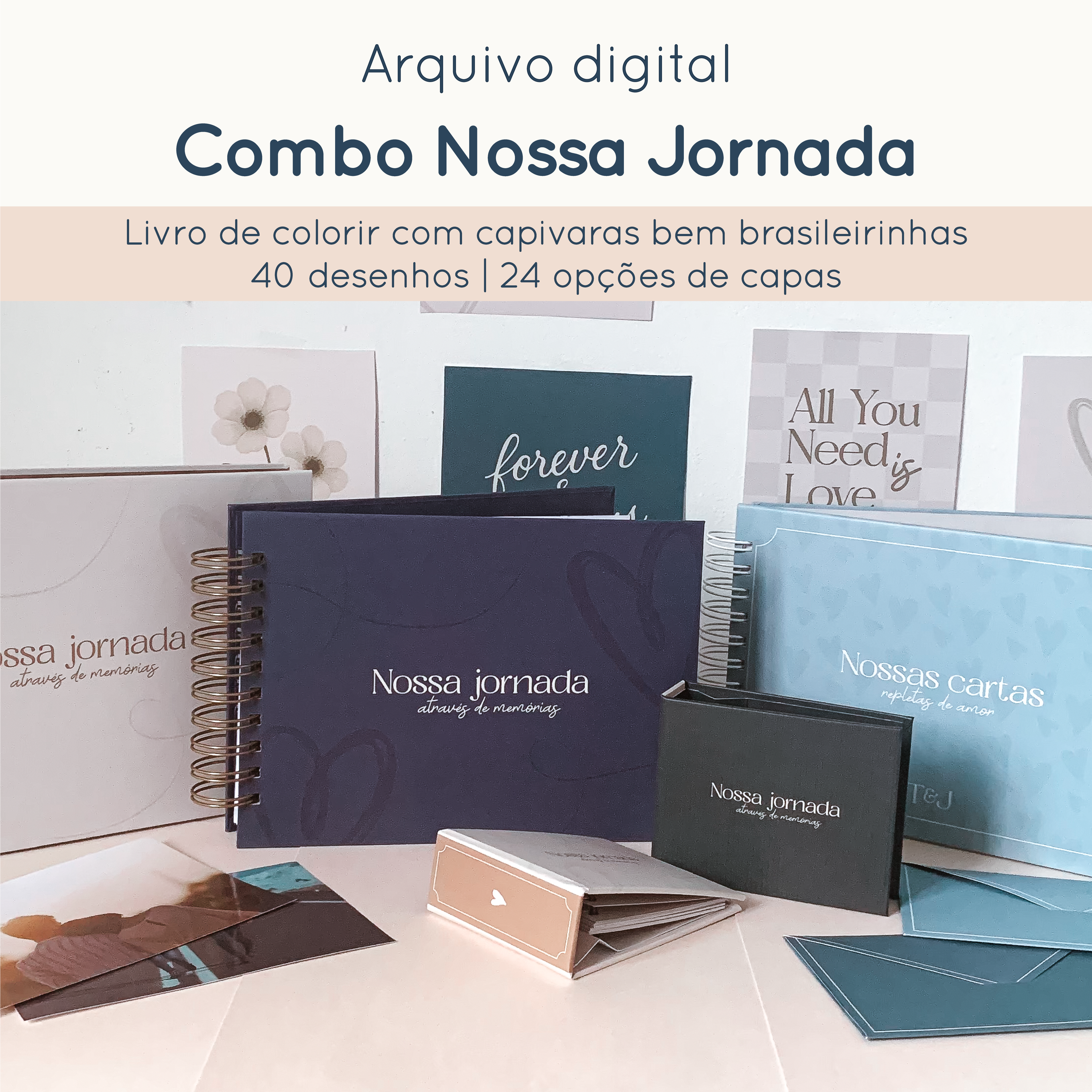 Combo Encadernação | Nossa Jornada