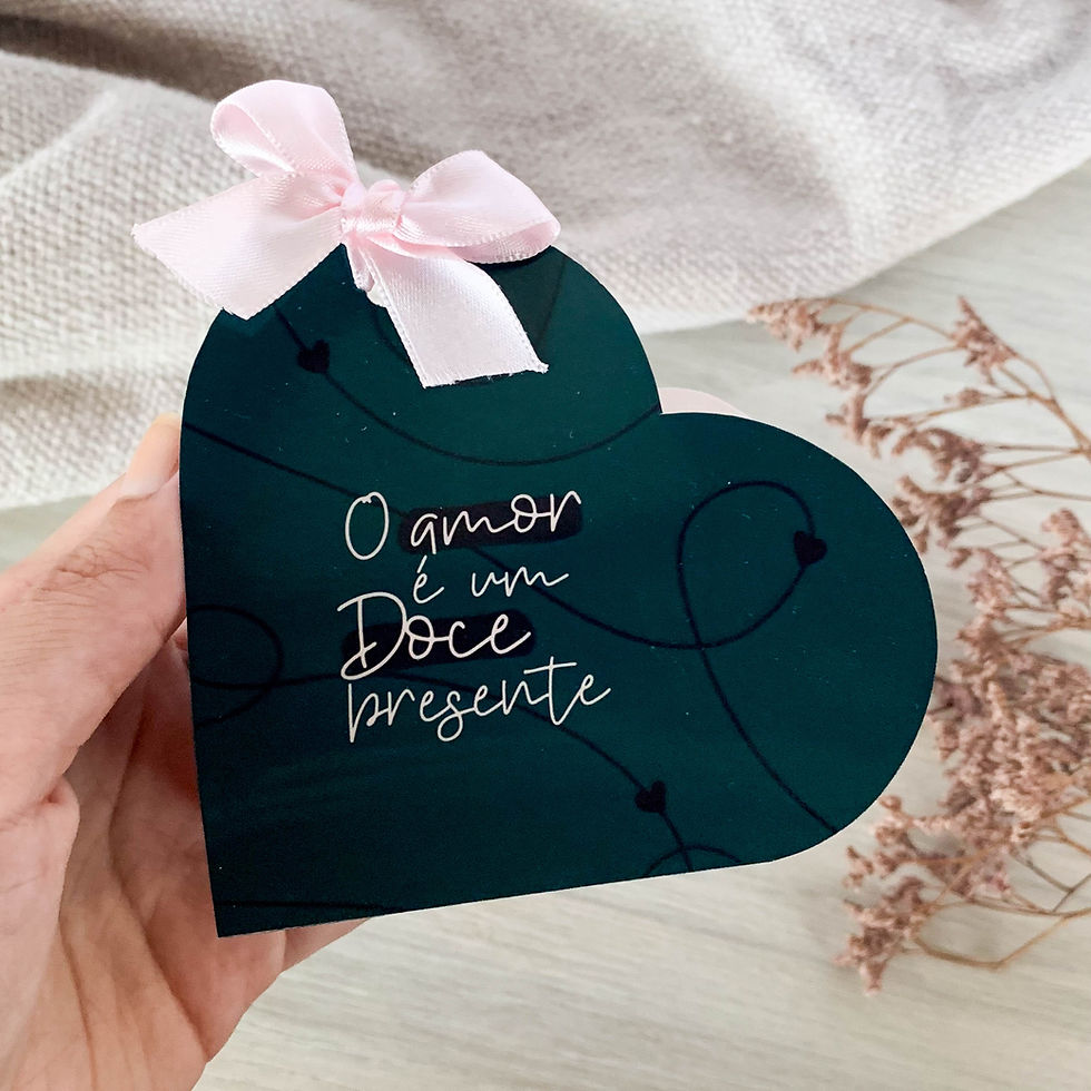 Miniatura: Porta Bombom | Nosso Amor