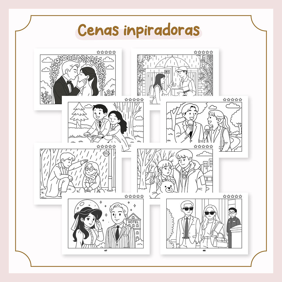 Miniatura: Livro de Colorir | Color Mood K-Dramas